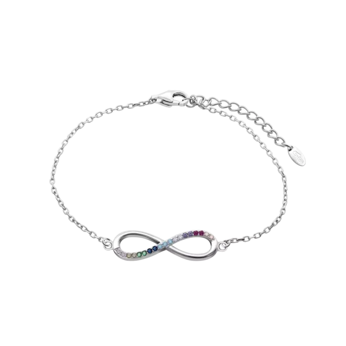 Pulsera Infinito Lotus Silver Rainbow LP1872-2/4 Plata Mujer