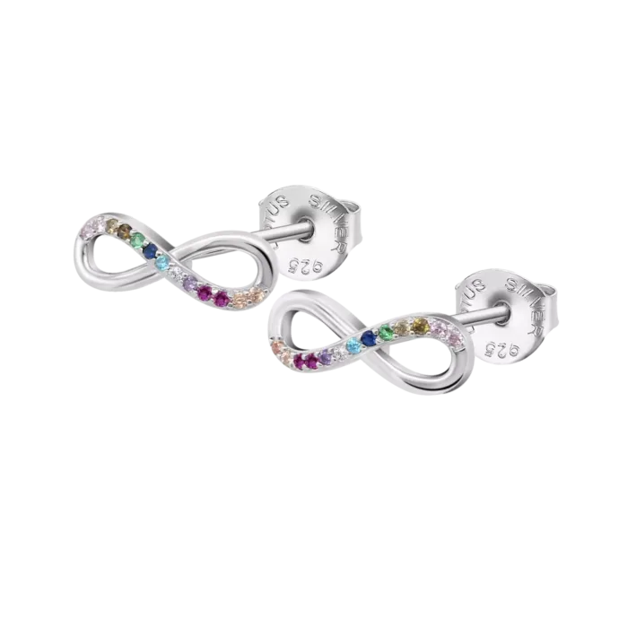 Pendientes Infinito Lotus Silver Rainbow LP1872-4/4 Plata Mujer