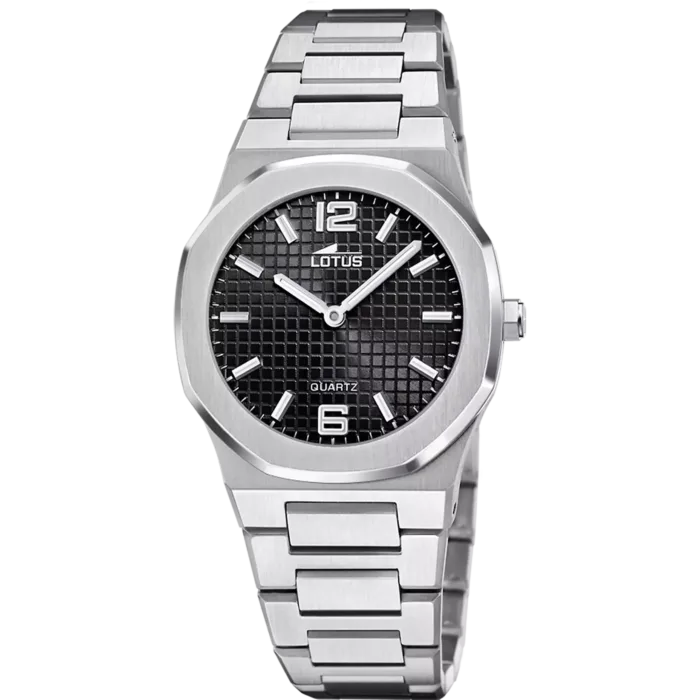 RELOJ DE MUJER LOTUS EXCELLENT CON ESFERA NEGRA 18843/4