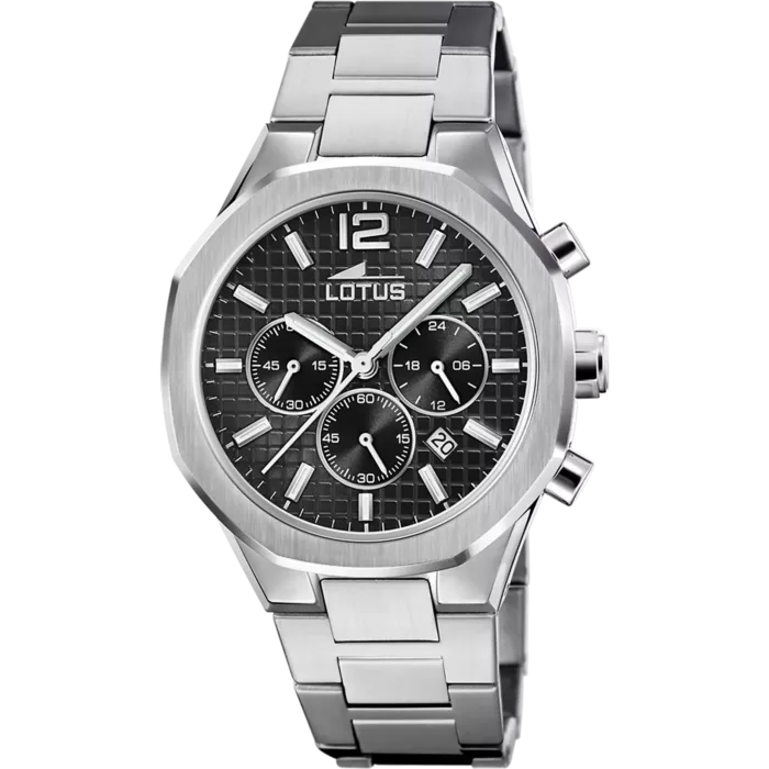RELOJ DE HOMBRE LOTUS EXCELLENT CON ESFERA NEGRA 18847/3