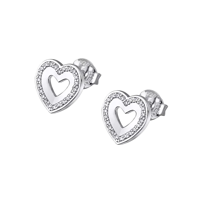 PENDIENTES CORAZÓN LOTUS SILVER MOMENTS LP3137-4/1 PLATA MUJER