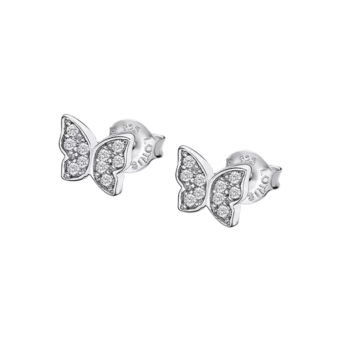PENDIENTES MARIPOSA LOTUS SILVER PURE ESSENTIAL LP3051-4/1 PLATA MUJER