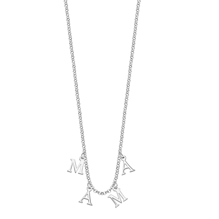 COLLAR MAMÁ LOTUS SILVER LP3401-1/1 PLATA MUJER