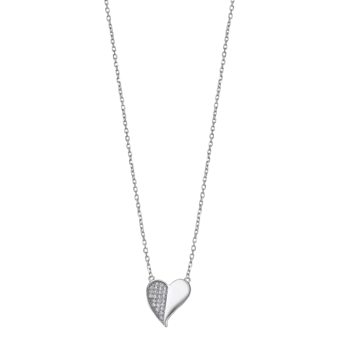 COLLAR CORAZÓN LOTUS SILVER MOMENTS LP3534-1/1 PLATA MUJER