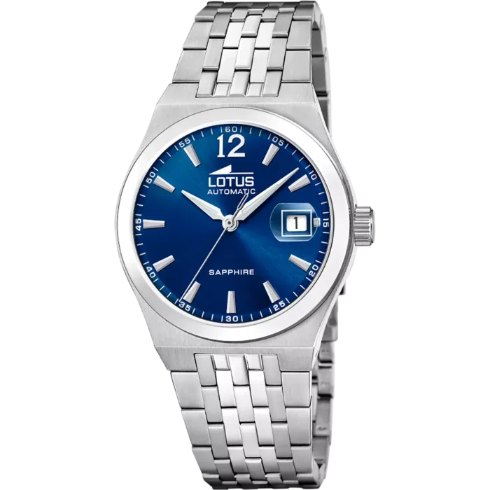 RELOJ LOTUS AUTOMATIC 19000/3 AZUL CORREA DE ACERO INOXIDABLE 316L HOMBRE