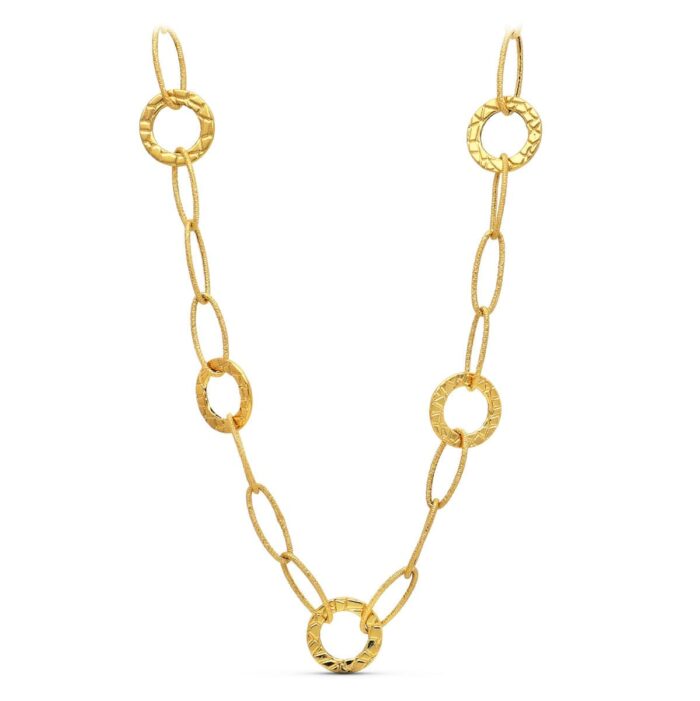 18K GARGANTILLA ORO AMARILLO ESLABONES