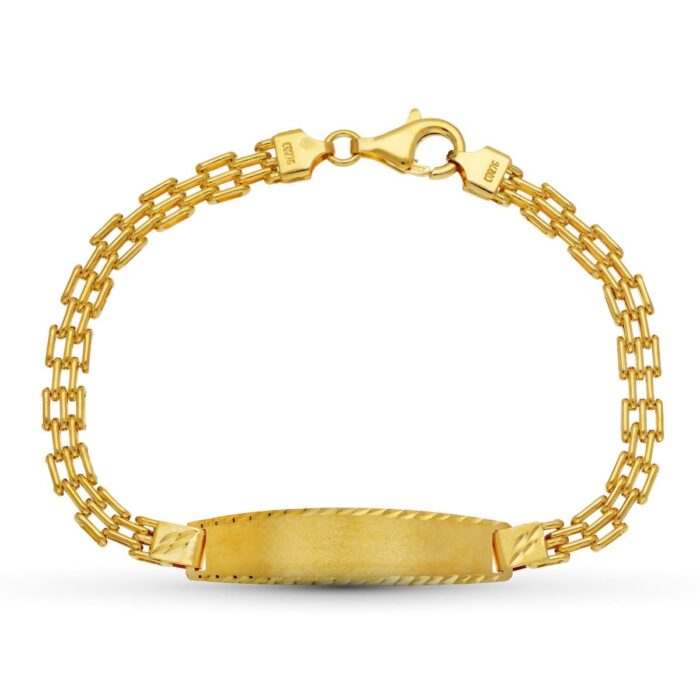 18K PULSERA ESCLAVA ORO AMARILLO PANTER 19CM