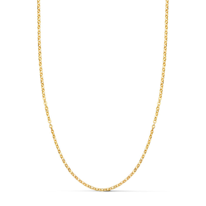 18K CADENA ORO AMARILLO HUECA FORZADA. ANCHO: 1,2 MM. LARGO: 50 CM