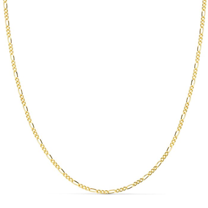 18K CADENA ORO AMARILLO MACIZA CARTIER MACIZA 60CM 1 MM