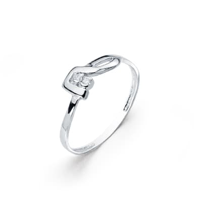 18K SORTIJA ORO BLANCO DIAMANTES TALLA BRILLANTE 0,026  QTS. ANCHO: 5MM. CUERPO: 1,5MM