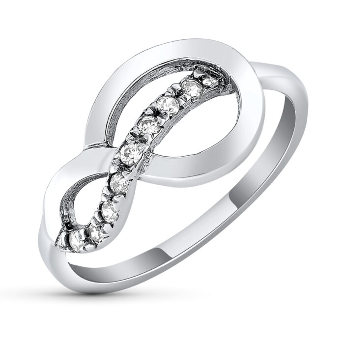 18K SORTIJA ORO BLANCO CIRCONITAS