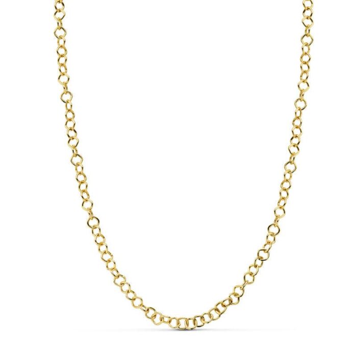 18K COLLAR ORO AMARILLO HUECO 44CM