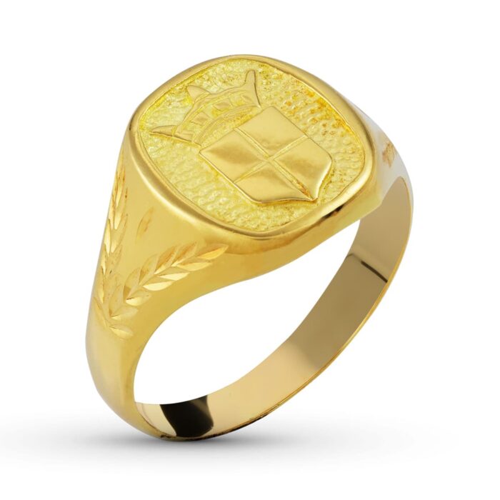18K SELLO ORO AMARILLO HERALDICO TONEL
