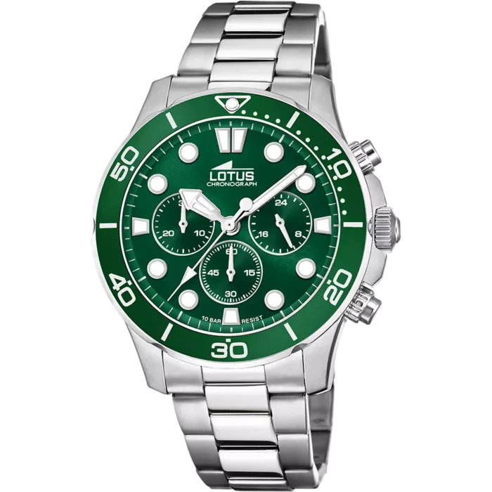 RELOJ DE HOMBRE LOTUS EXCELLENT CON ESFERA VERDE 18756/2