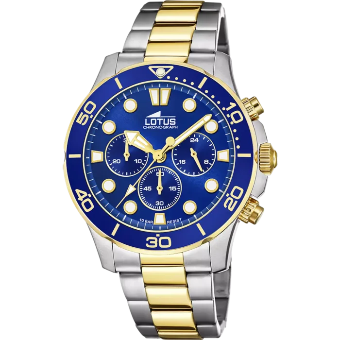 RELOJ DE HOMBRE LOTUS EXCELLENT CON ESFERA AZUL 18757/1