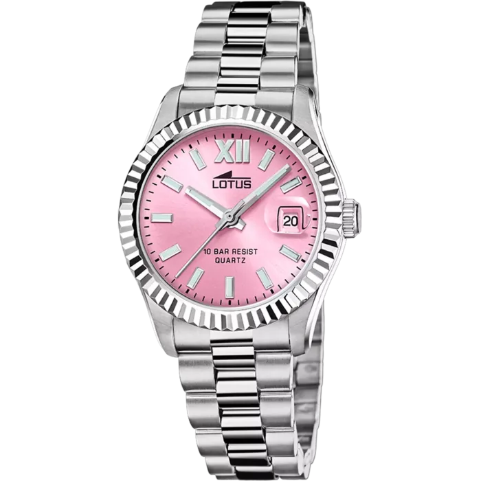 RELOJ LOTUS FREEDOM 18930/8 ROSA CORREA DE ACERO INOXIDABLE 316L MUJER