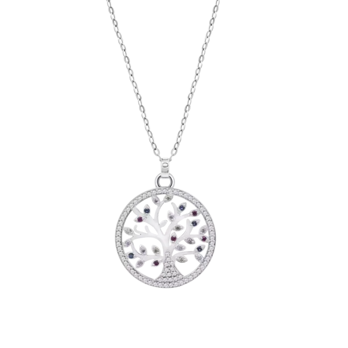 COLLAR ÁRBOL DE LA VIDA LOTUS SILVER TREE OF LIFE LP1896-1/1 PLATA MUJER