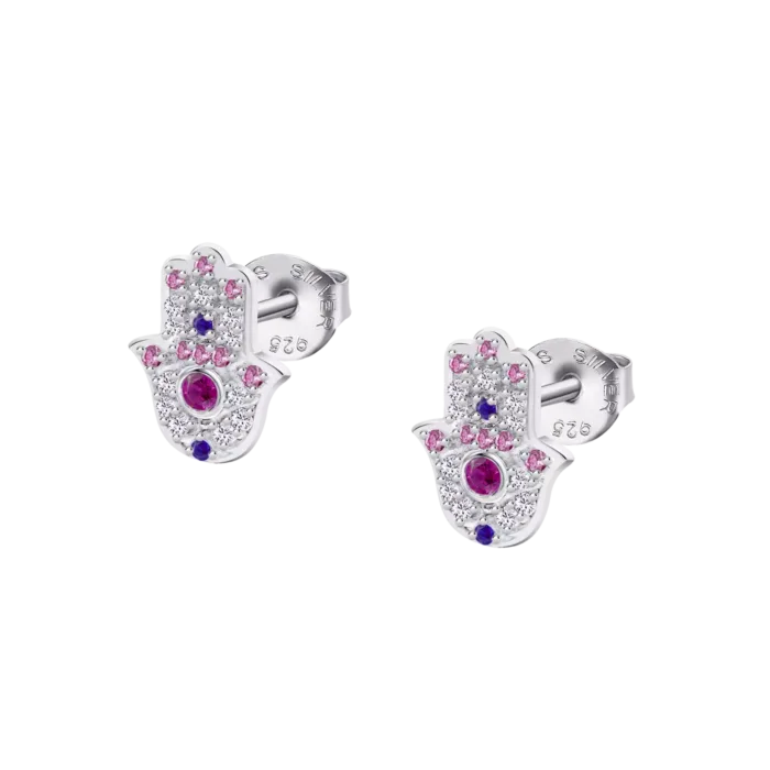 PENDIENTES MANO DE FATIMA LOTUS SILVER LP1989-4/1 PLATA MUJER