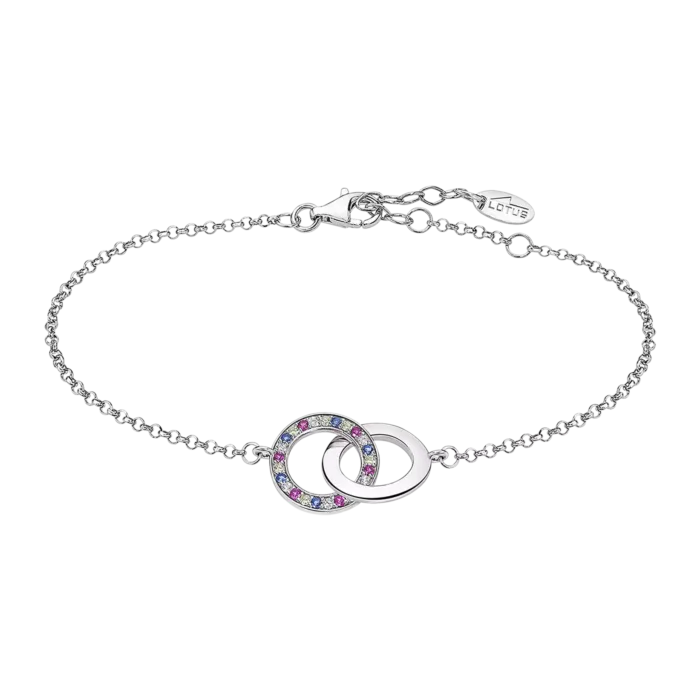 PULSERA GEOMÉTRICO LOTUS SILVER LP1990-2/3 PLATA MUJER
