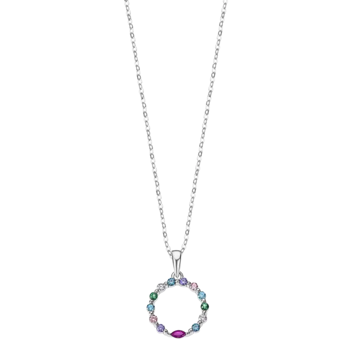COLLAR LOTUS SILVER LP3246-1/1 PLATA MUJER