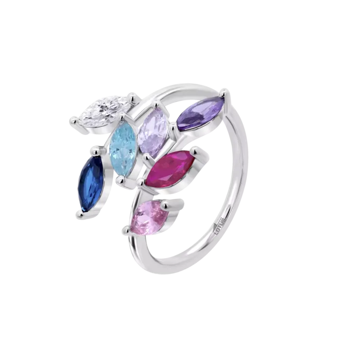 ANILLO HOJA LOTUS SILVER LP3380-3/112 PLATA MUJER