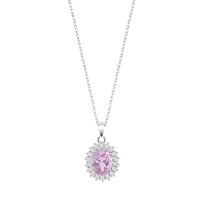 COLLAR LOTUS SILVER COLORS LP3459-1/6 PLATA MUJER