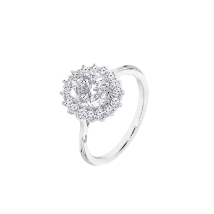 Anillo Geométrico de Plata con Circonitas Lotus Silver LP3459-3/212 para Mujer