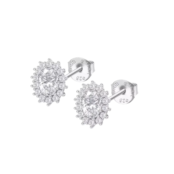 Pendientes Lotus Silver LP3459-4/2 de Plata para Mujer con Circonitas