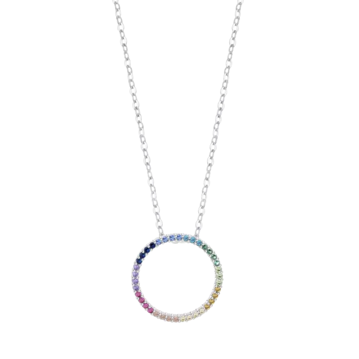 COLLAR LOTUS SILVER LP3671-1/2 PLATA MUJER