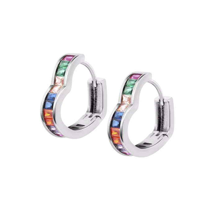 PENDIENTES CORAZÓN LOTUS SILVER IT GIRL LP3705-4/1 PLATA MUJER
