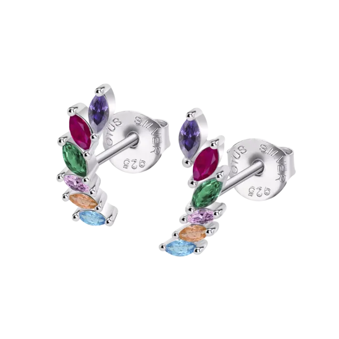 PENDIENTES LOTUS SILVER RAINBOW LP3773-4/2 PLATA MUJER