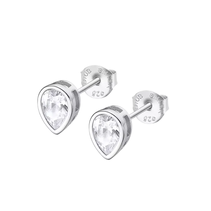 Pendientes Lotus Silver LP3079‑4/1 – Pure Essential en plata 925 con circonitas (8 mm)