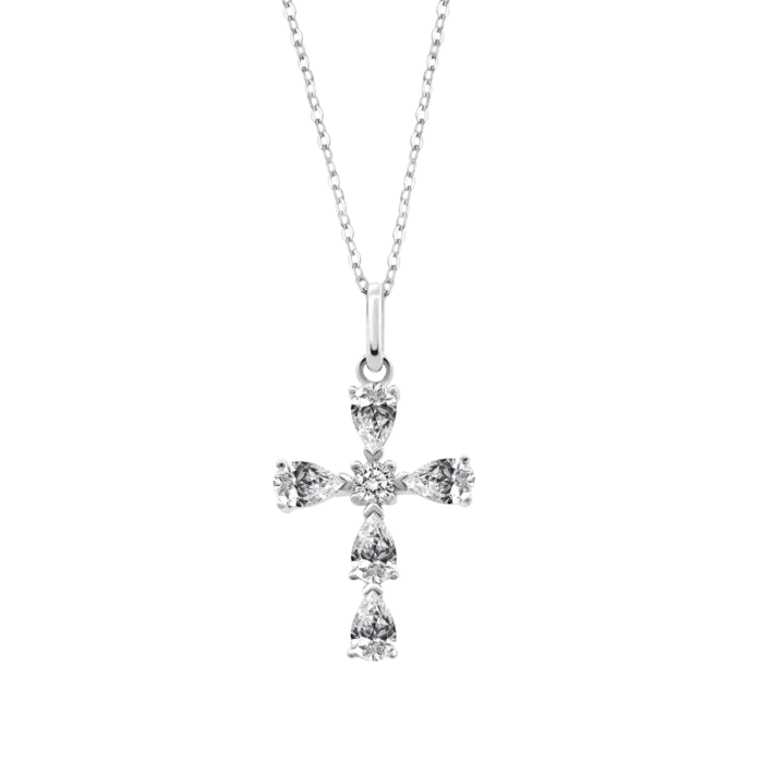 Collar Lotus Silver Sinfos LP3556‑1/1 – Cruz en Plata de Ley 925