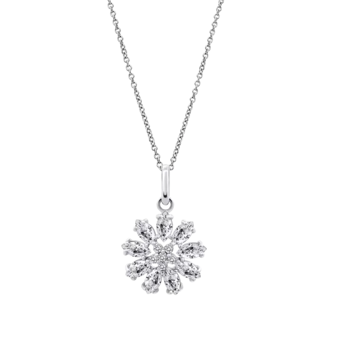 Collar Lotus Silver LP3560‑1/1 – Flor en Plata de Ley 925