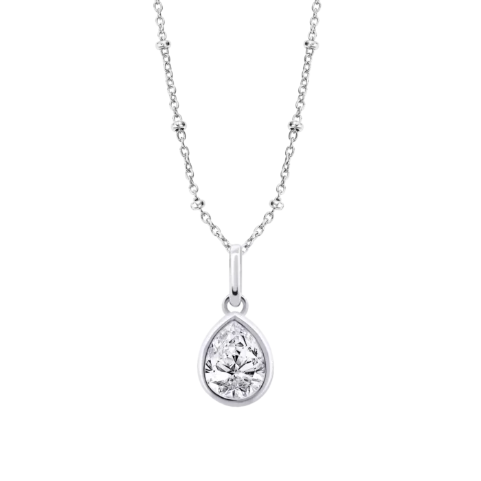 Collar Lotus Silver LP3563‑1/1 – Plata 925 con Circonita Blanca