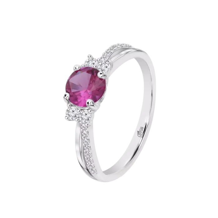 Anillo Lotus Silver Colors LP3786-3/212 – Plata 925 con Circonita Rojo Rubí
