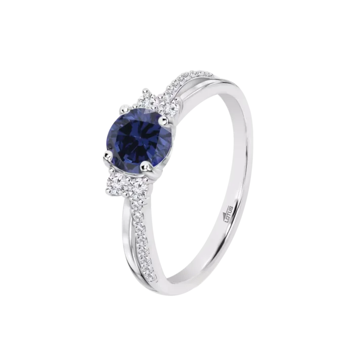 Anillo Lotus Silver Colors LP3786-3/312 – Plata 925 con Circonita Azul