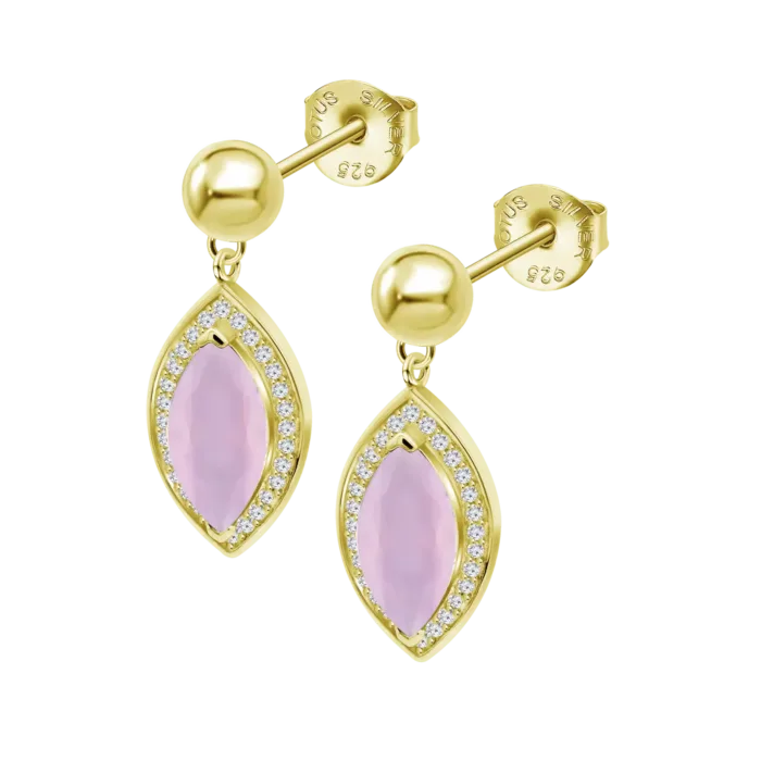 Pendientes Lotus Silver Colors LP3787-4/3 de Plata para Mujer – Circonitas Rosa