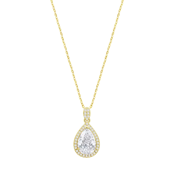 Collar Lotus Silver LP3789‑1/4 en Plata 925 con Circonitas Blancas