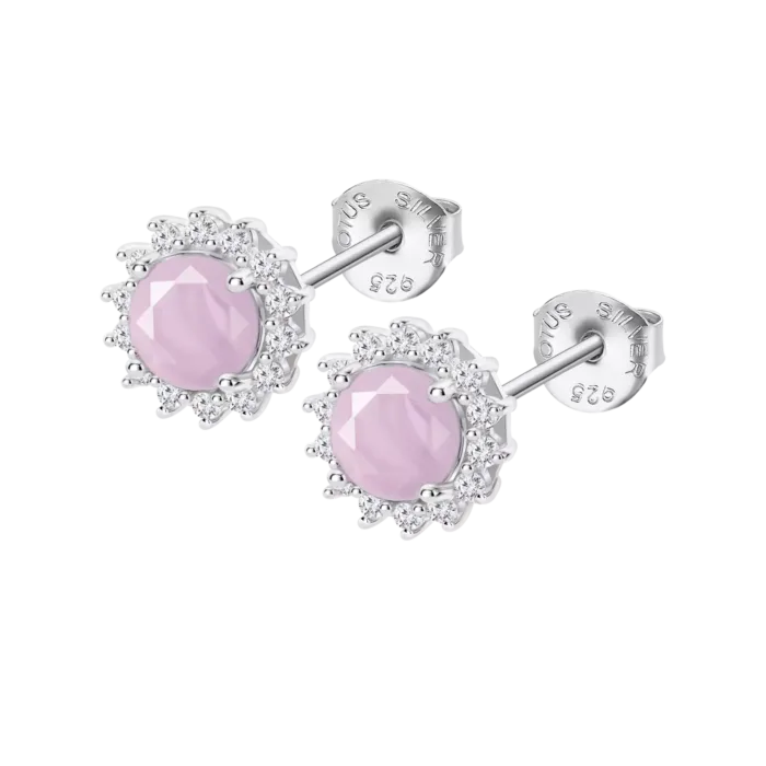 Pendientes Lotus Silver Colors LP3791-4/1 para Mujer en Plata con Circonitas Rosas
