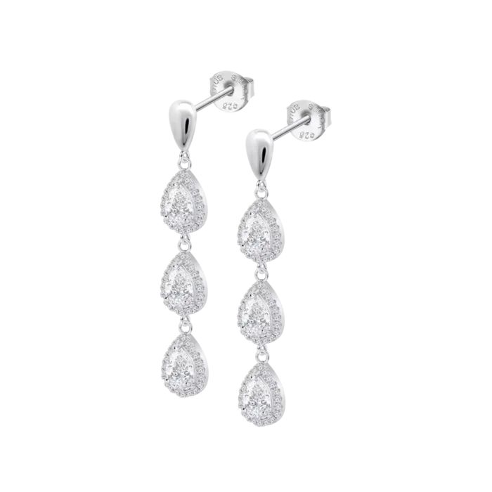 Pendientes Lotus Silver LP3794‑4/1 Plata 925 con Circonitas – Mujer