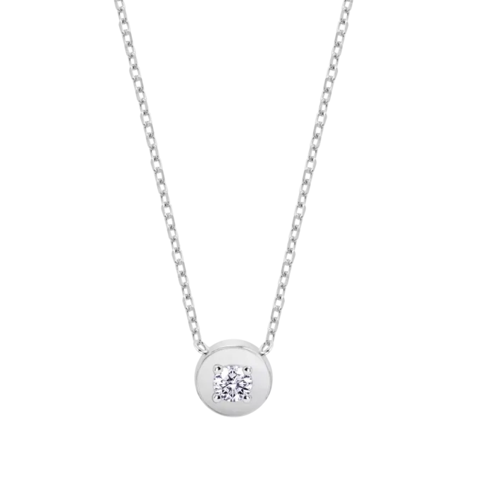 Collar Lotus Silver LP3850‑1/1 Plata 925 Mujer – Cadena con Circonita