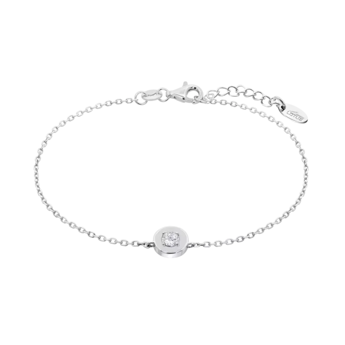 Pulsera Lotus Silver LP3850‑2/1 – Geometría en plata 925 con circonita