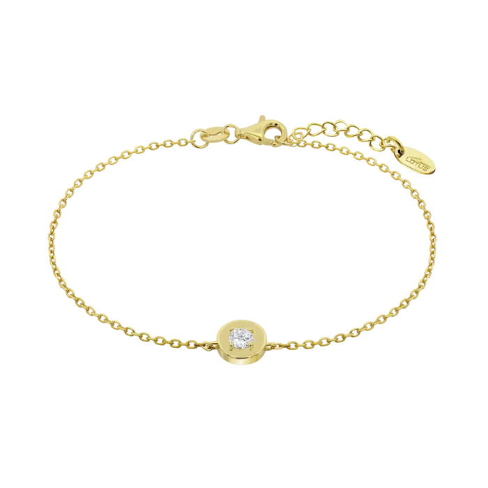 Pulsera Lotus Silver LP3850‑2/2 – Motivo geométrico en plata 925 con circonita