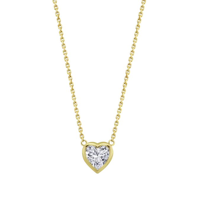 Collar Lotus Silver Corazón – Ref. LP2000-1/2 – Plata Chapada – Envío Gratis