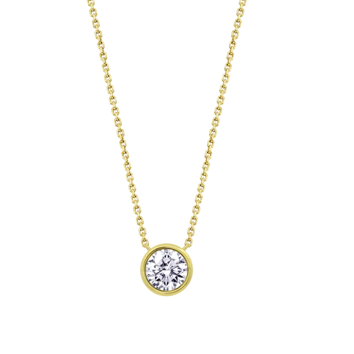 Collar Lotus Silver LP2001‑1/2 – Plata Chapada – Circonita Blanca – Envío Gratis