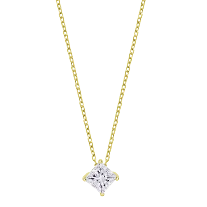 Collar Lotus Silver LP3835-1/2 de plata 925 con circonita 6×6 – Envío Gratis