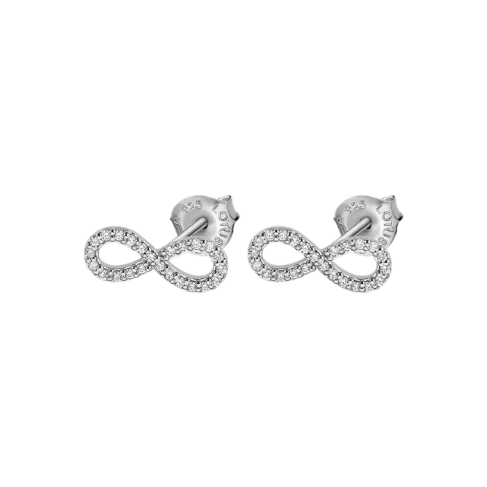 Pendientes Lotus Silver Trendy LP1253-4/1 – Plata 925 con símbolo Infinito y Circonitas