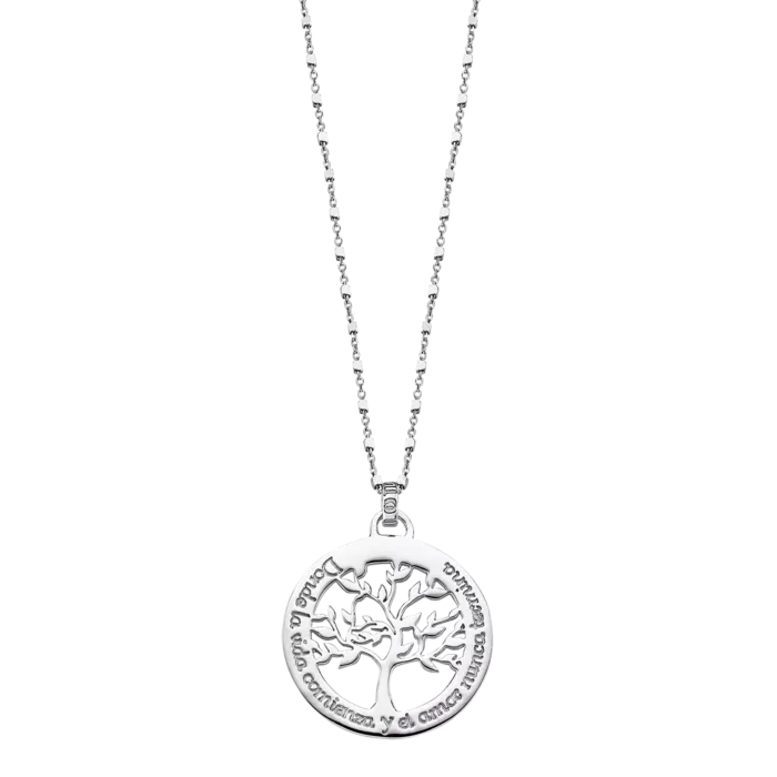Collar Lotus Silver Tree of Life LP1641-1/1 | Collar de Plata 925 Árbol de la Vida