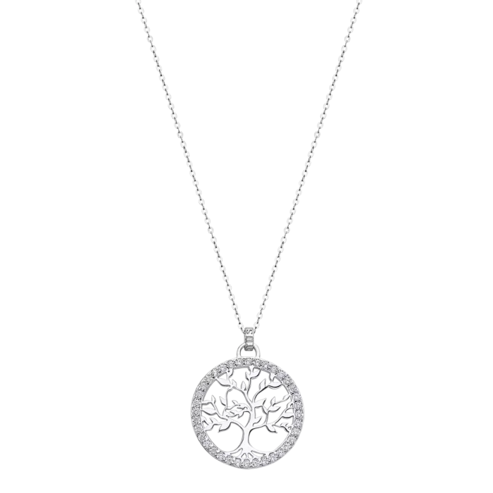 Collar Lotus Silver Tree of Life LP1746-1/1 | Collar de Plata 925 Árbol de la Vida